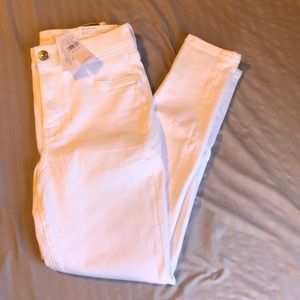 NWT American Eagle AE Curvy Hi Rise White Jegging Jeans 6 Short 28 Waist New
